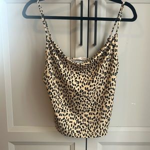 Urban outfitters cheetah tank top